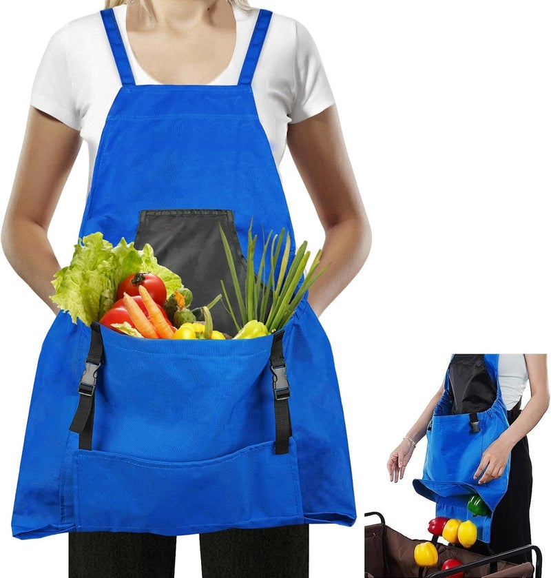 Talkson Gardening Apron, Garden Apron with Quick Release Pockets,Water Resistant Oxford with Adjustment Cross Strap,Farm Work - Image 1